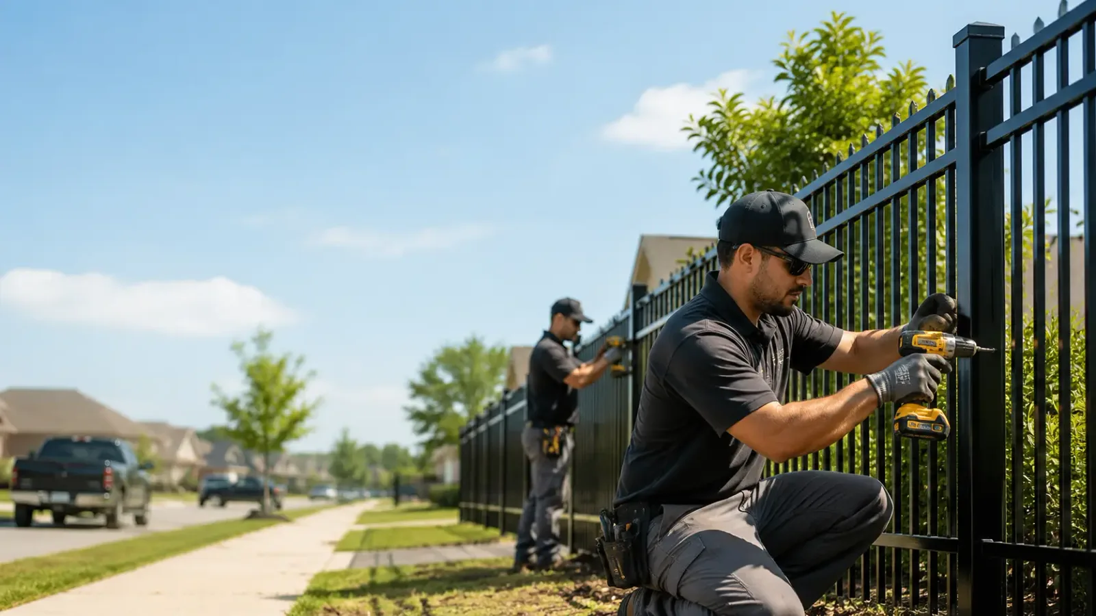 Metal Fence Installation in Brussels, IL